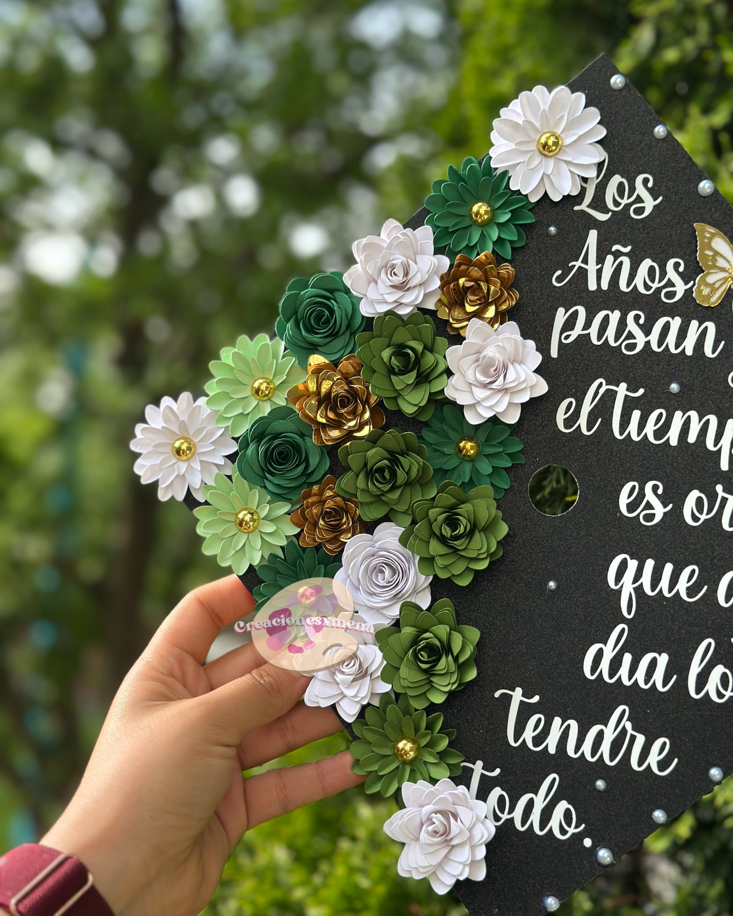 Green Shades Grad Cap