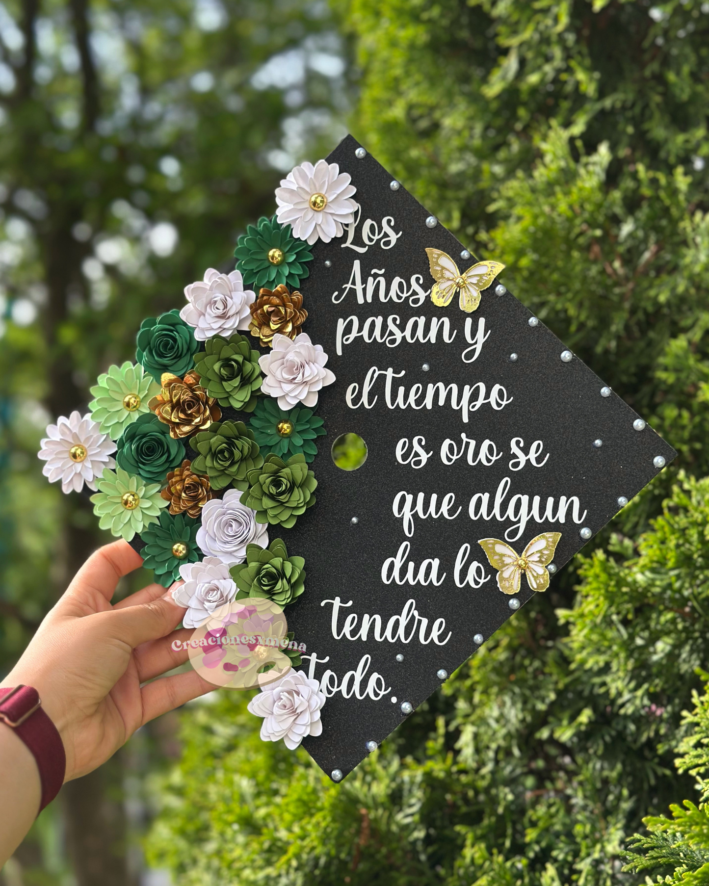 Green Shades Grad Cap