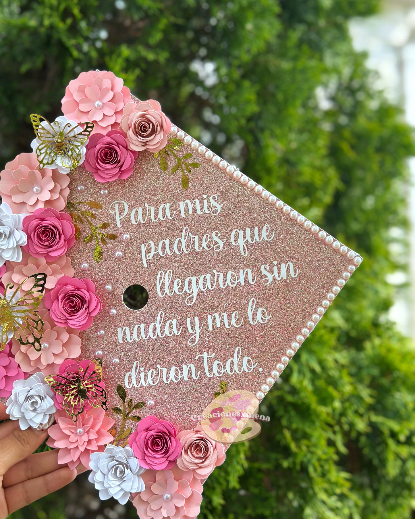 Pink Shades Grad Cap