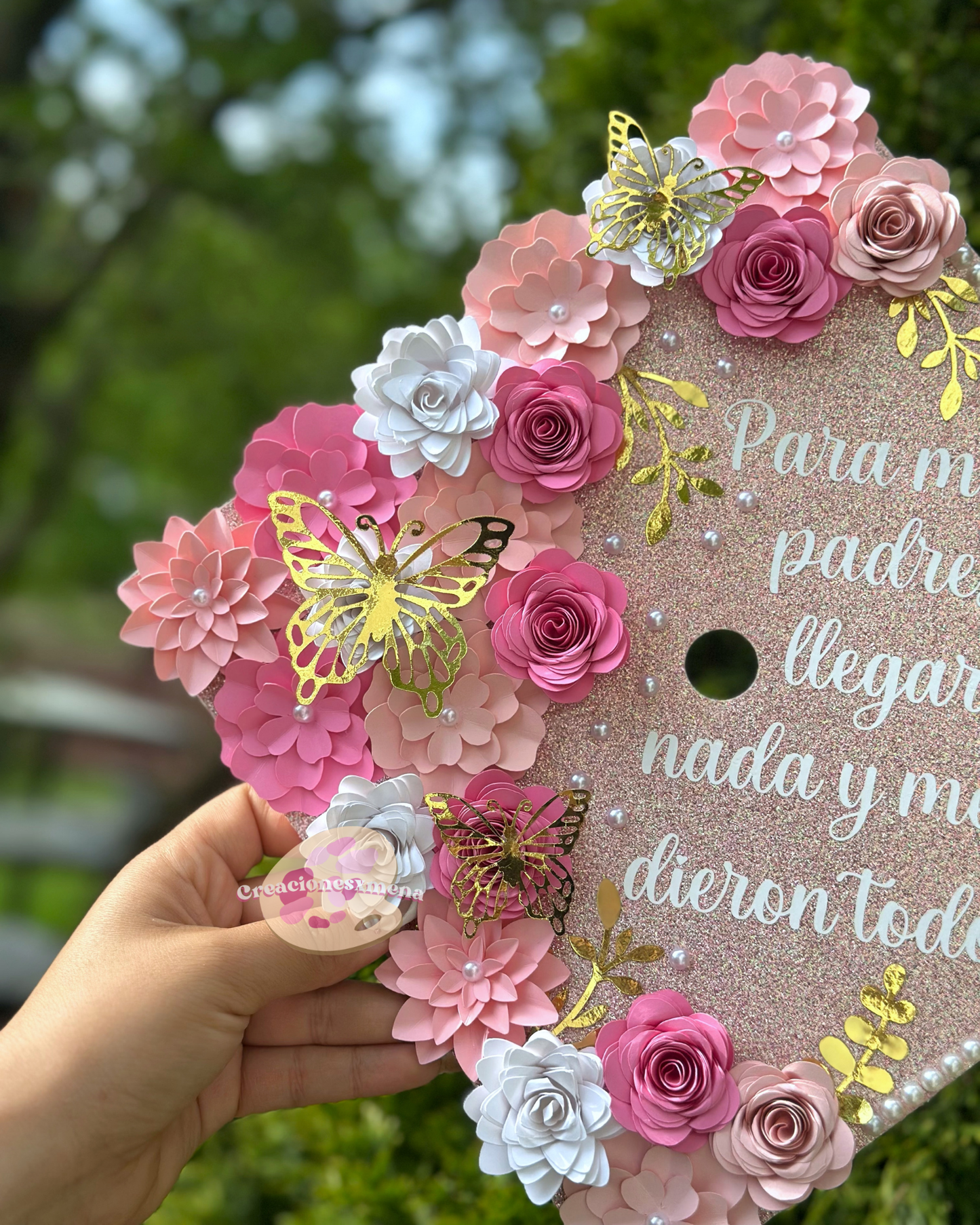 Pink Shades Grad Cap