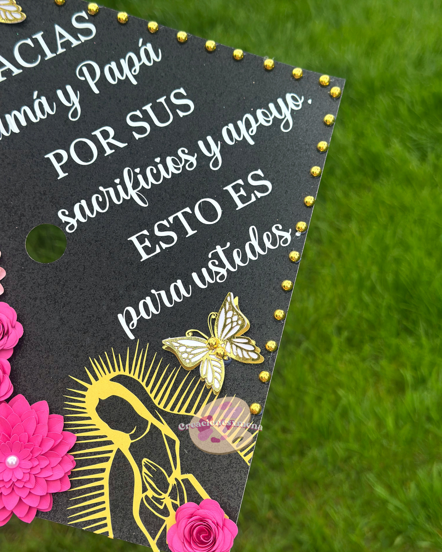 Virgin Mary Grad Cap