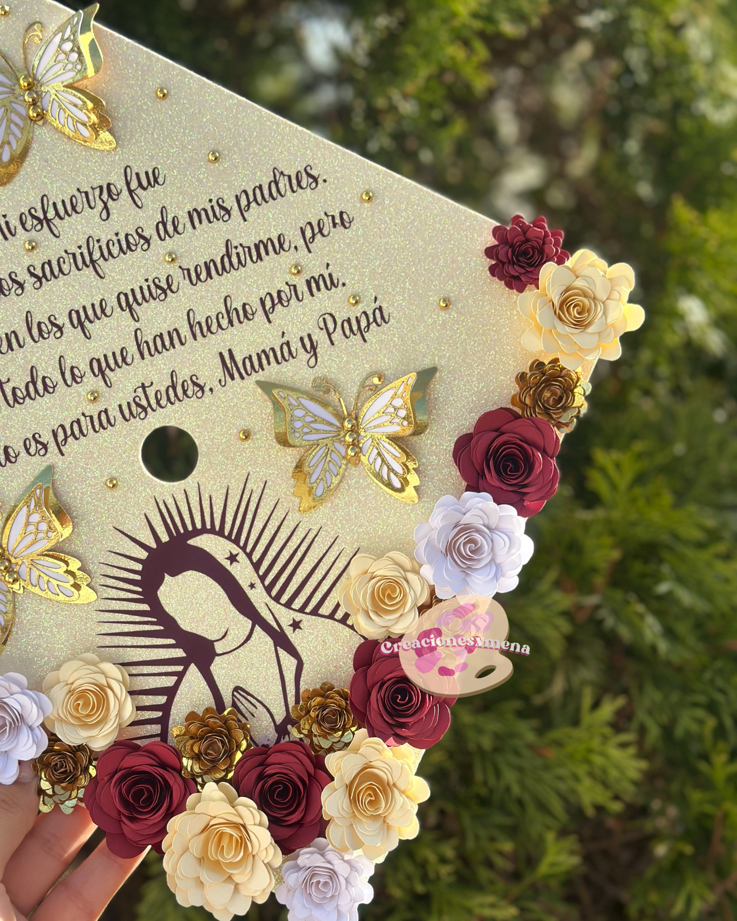 Virgin Mary Grad Cap