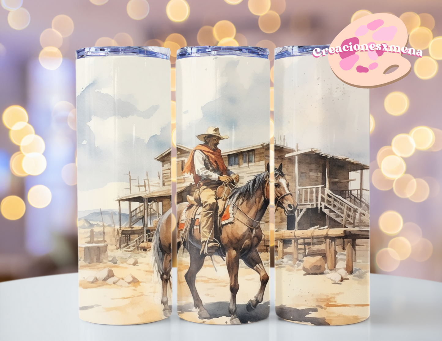 Cowboy Western Tumbler