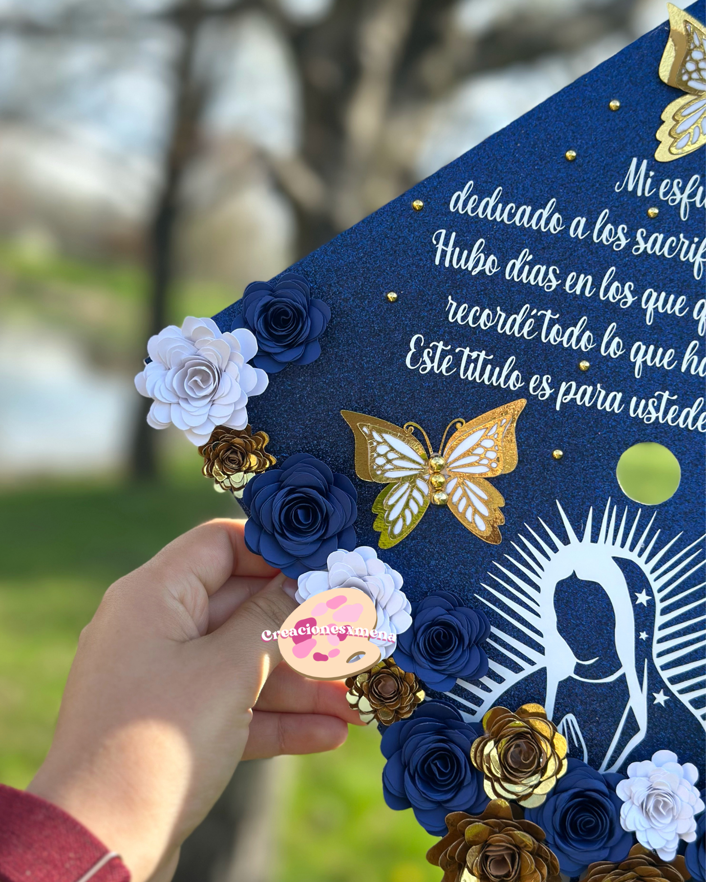 Virgin Mary Grad Cap