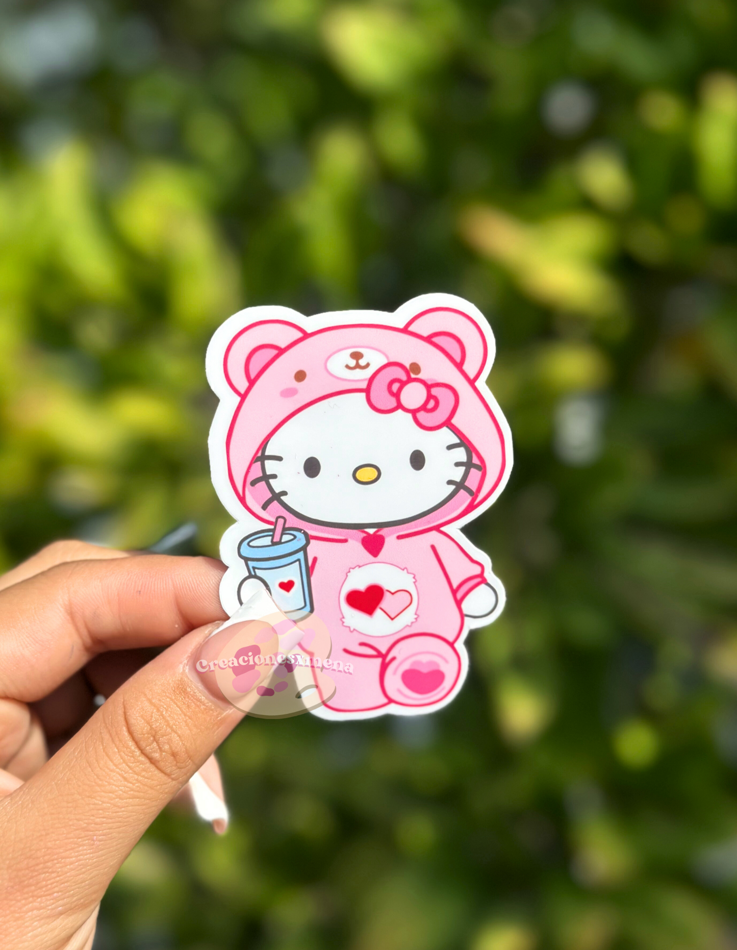 HK Bear Sticker