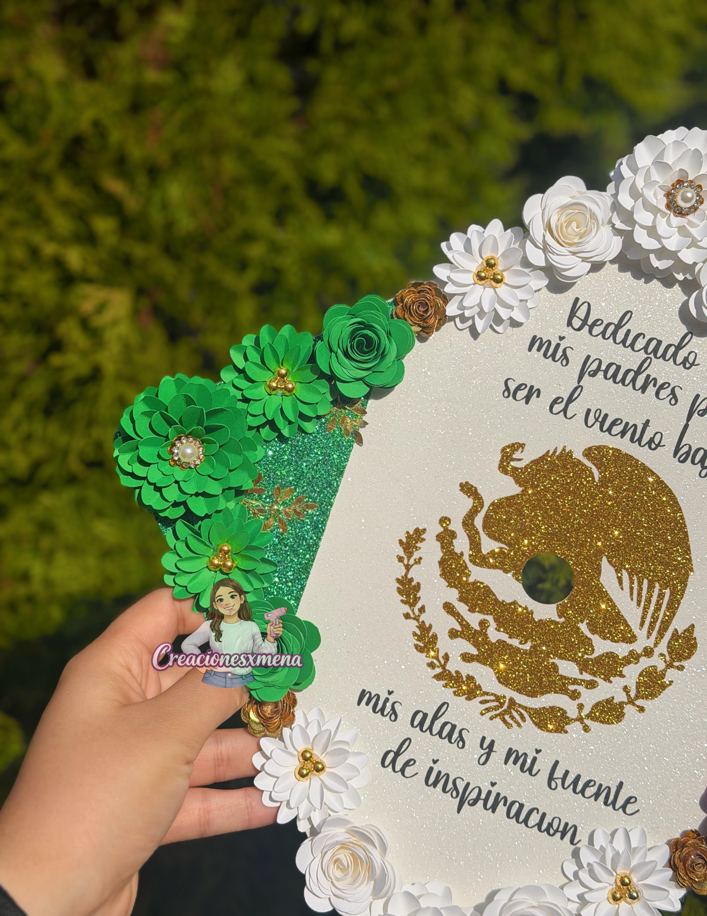 Mexico Grad Cap Topper