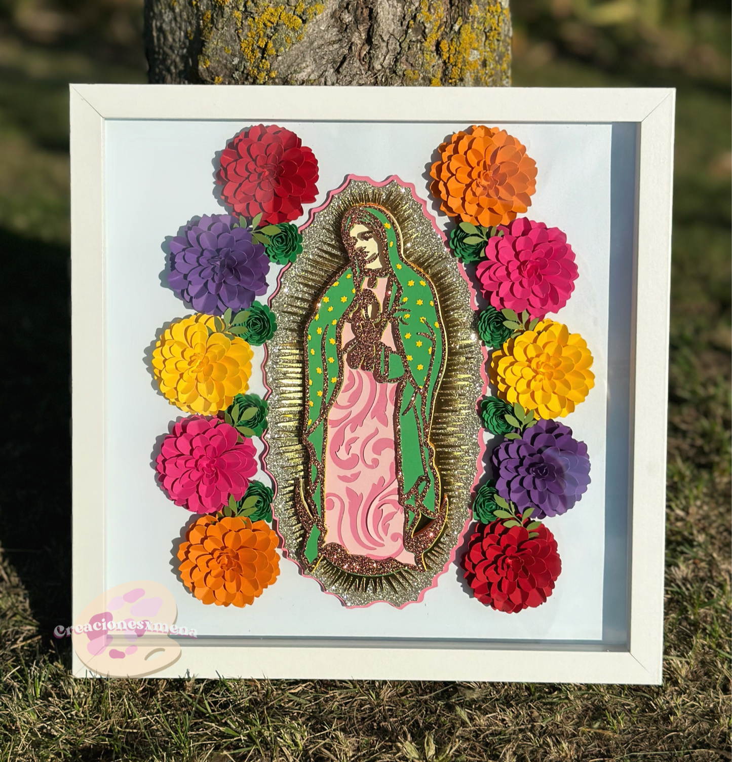 Virgencita Shadow Box Multiple Shades