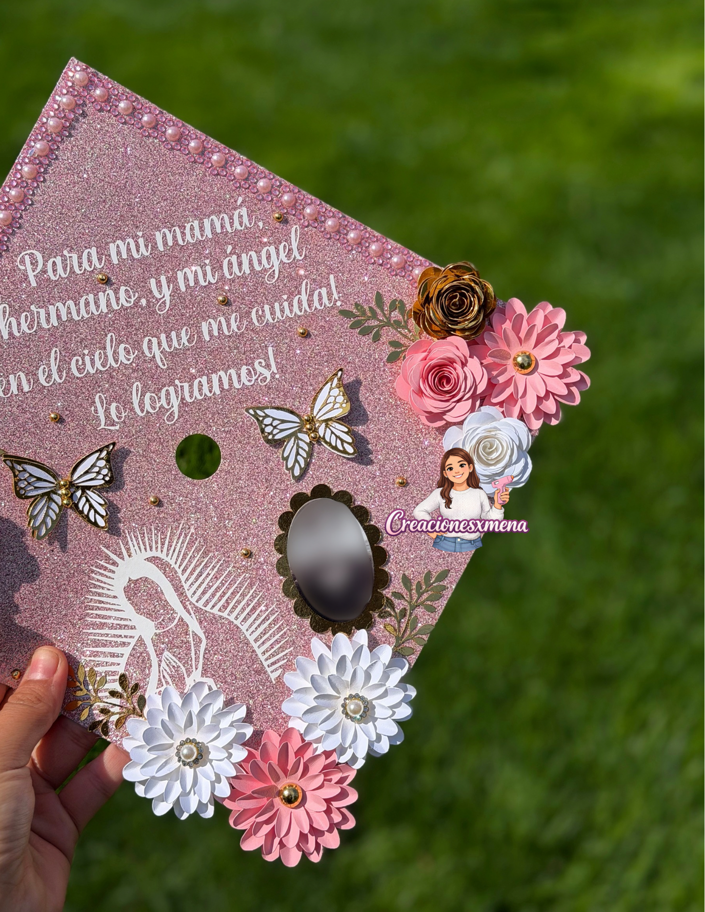 Virgin Mary Grad Cap