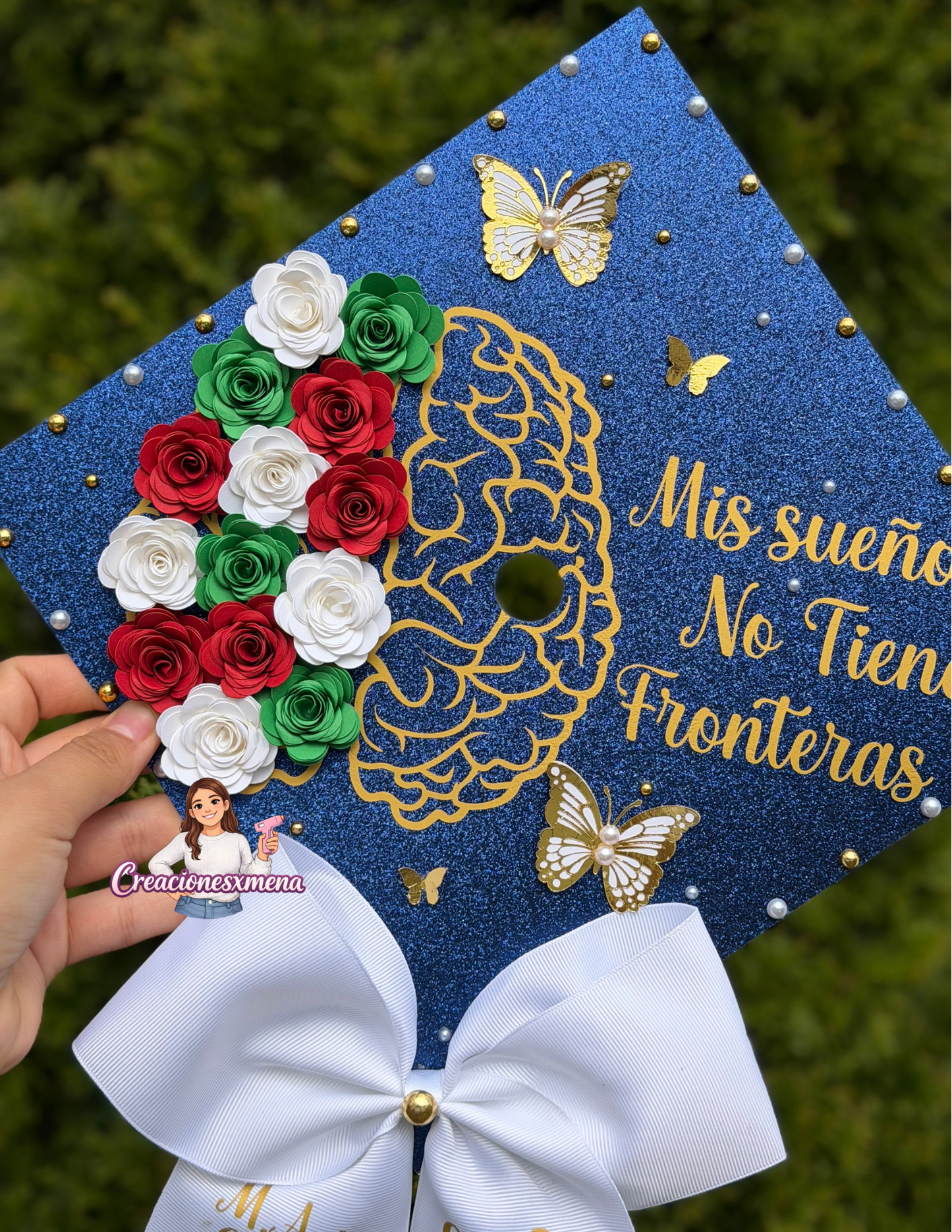 Brain Grad Cap Topper