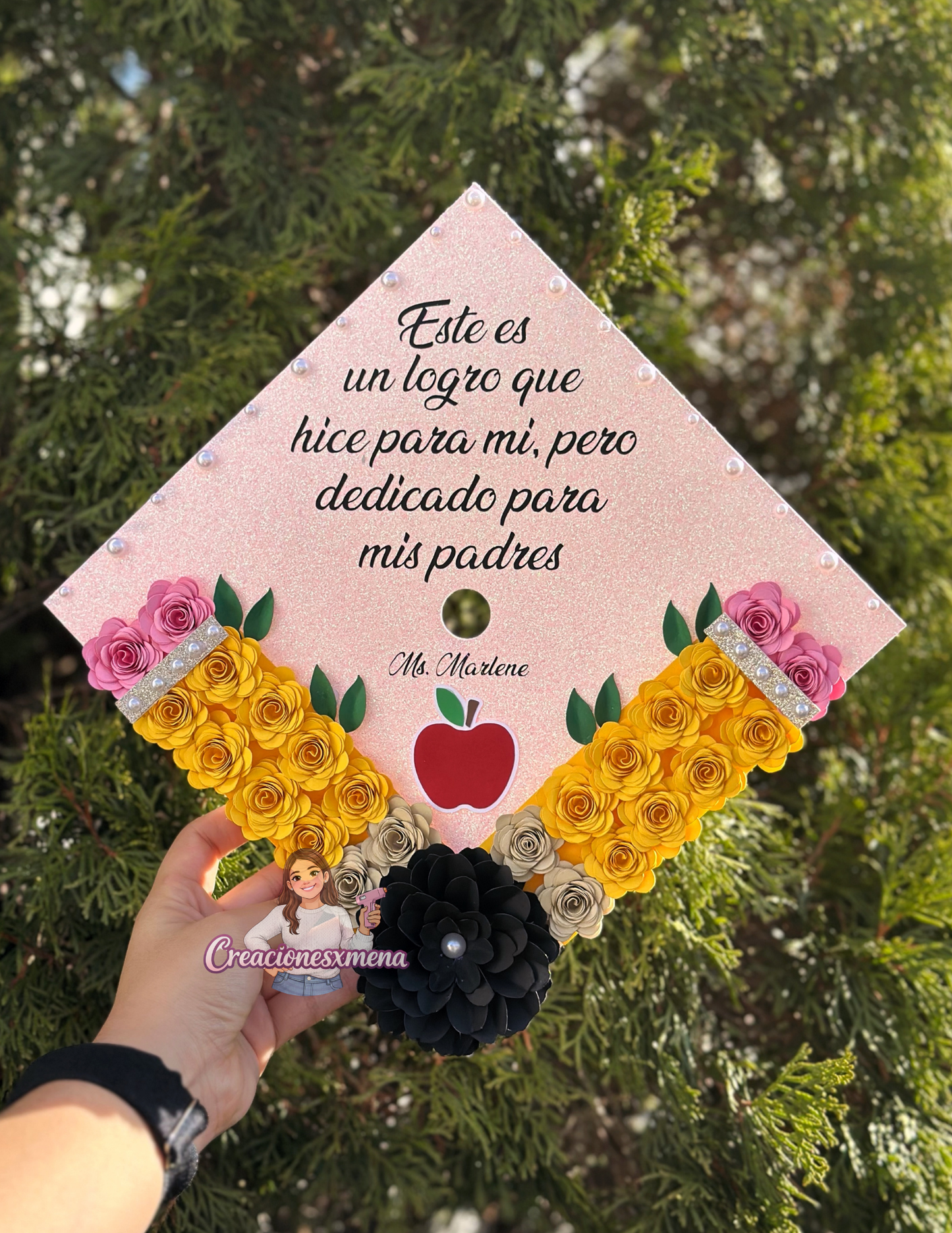 Teacher Grad Cap Topper