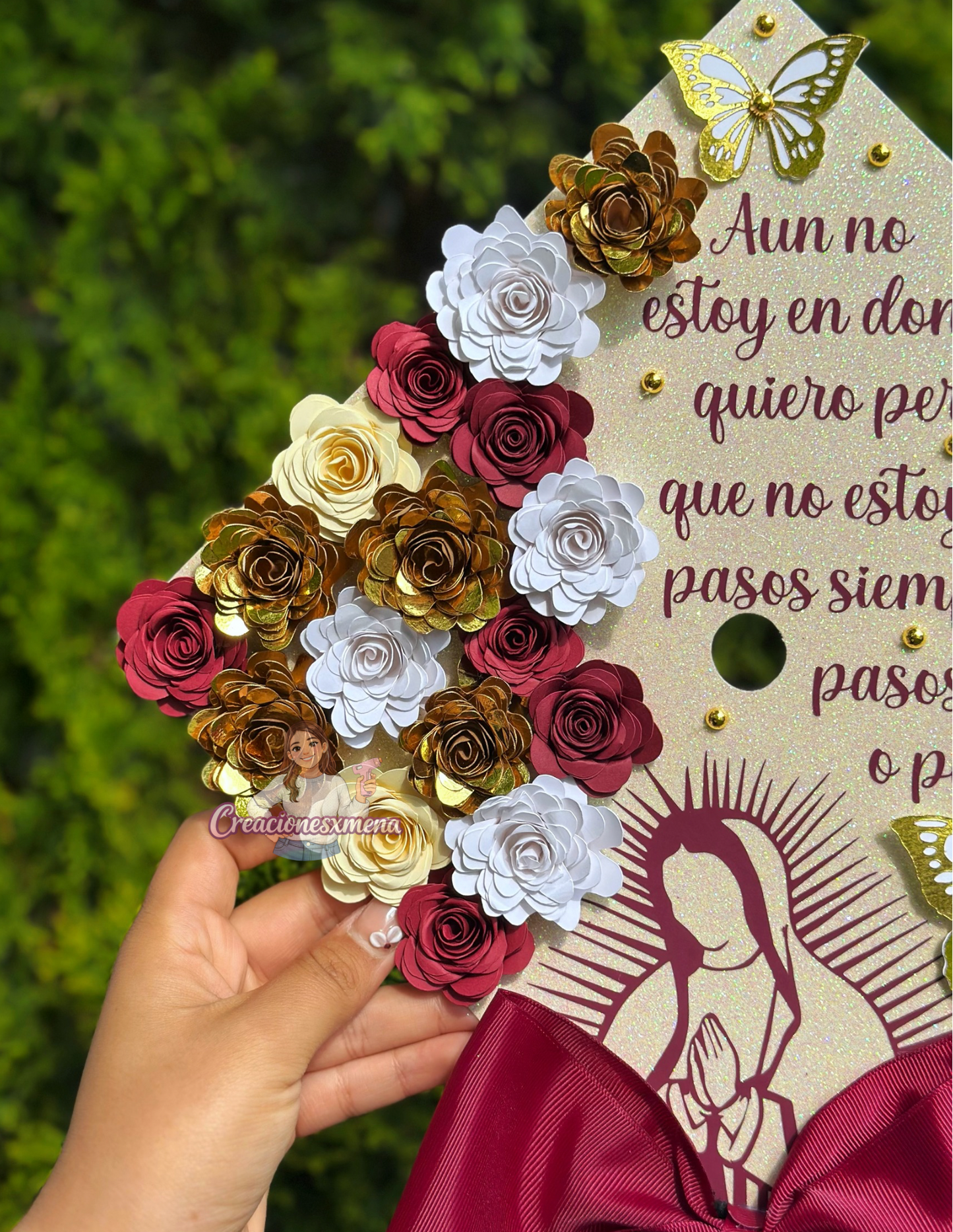 Virgin Mary Grad Cap