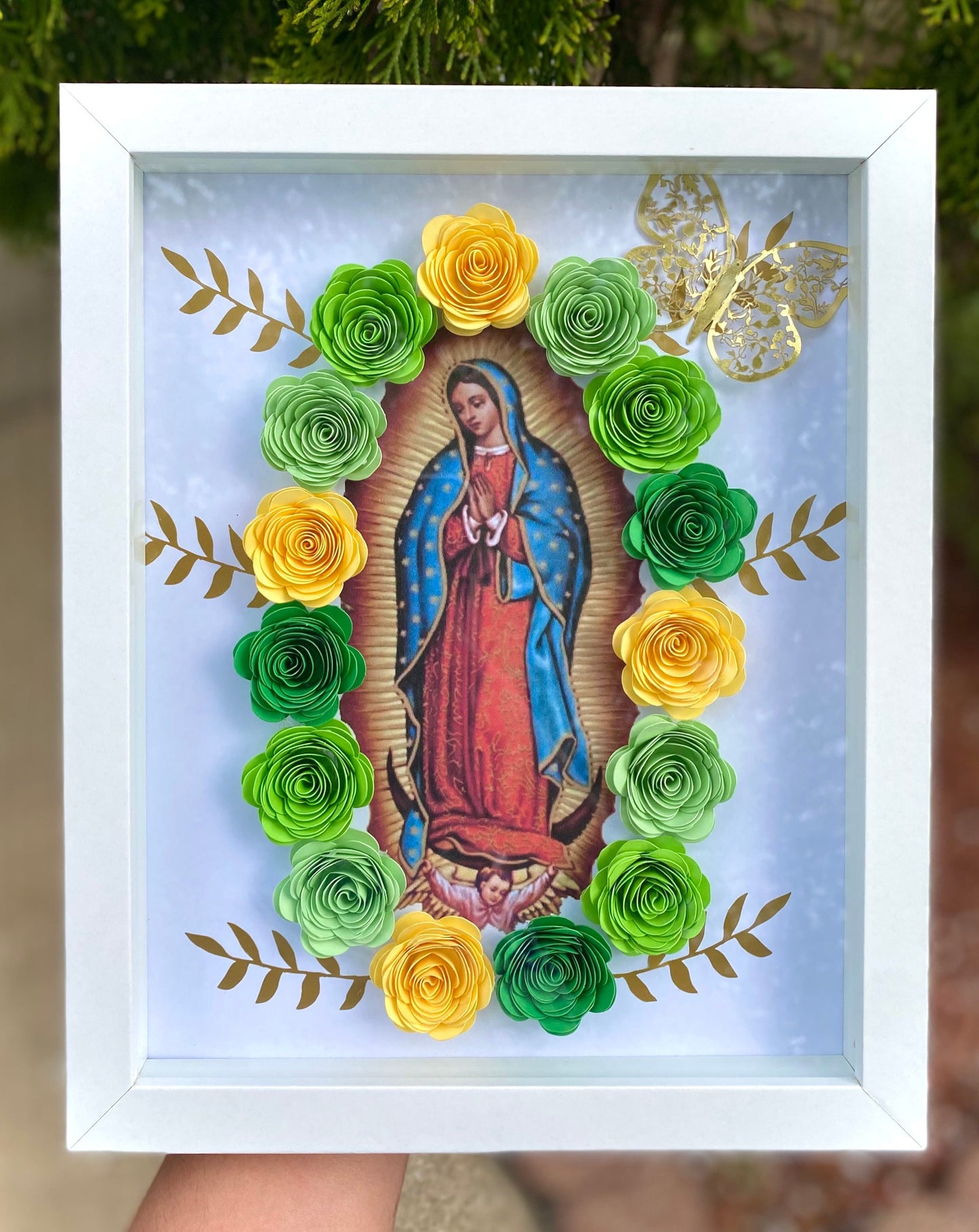 Virgen de Guadalupe Shadow Box