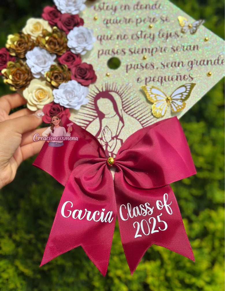Virgin Mary Grad Cap Topper