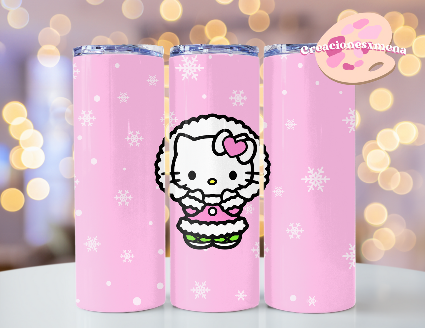 HK Pink Winter Tumbler