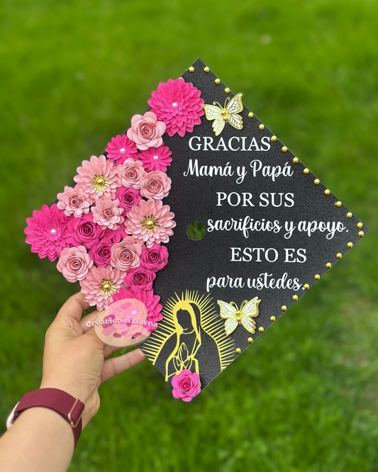 Virgin Mary Grad Cap