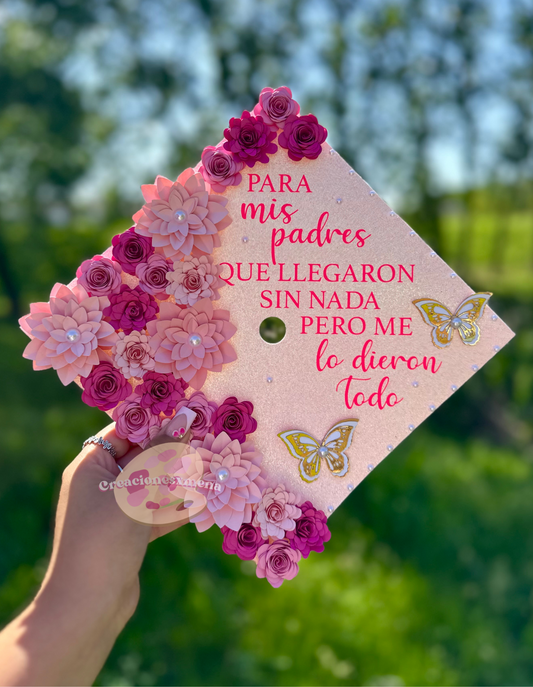 Pink Shades Grad Cap