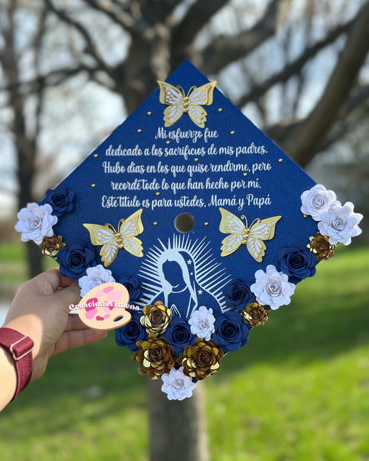 Virgin Mary Grad Cap