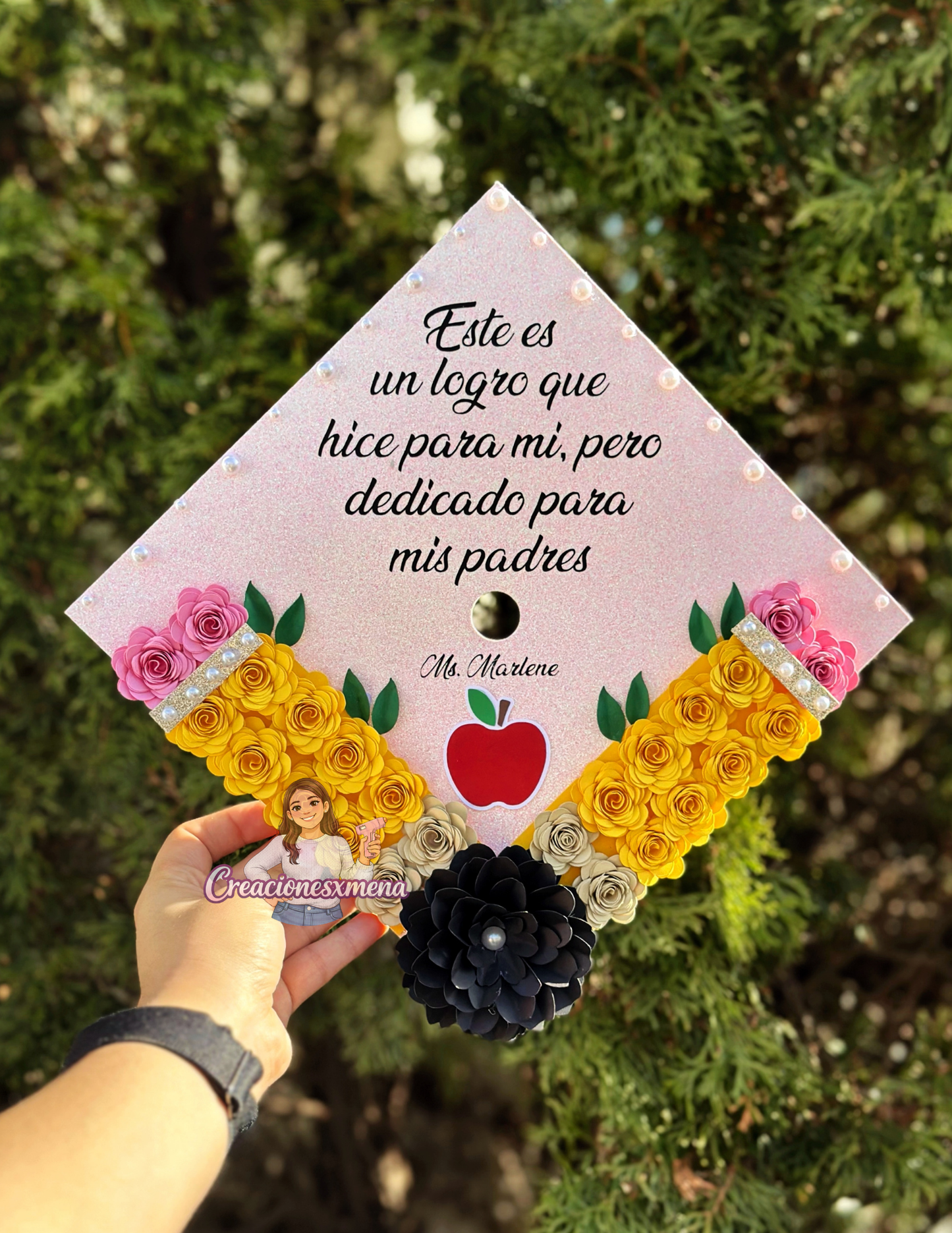Teacher Grad Cap Topper