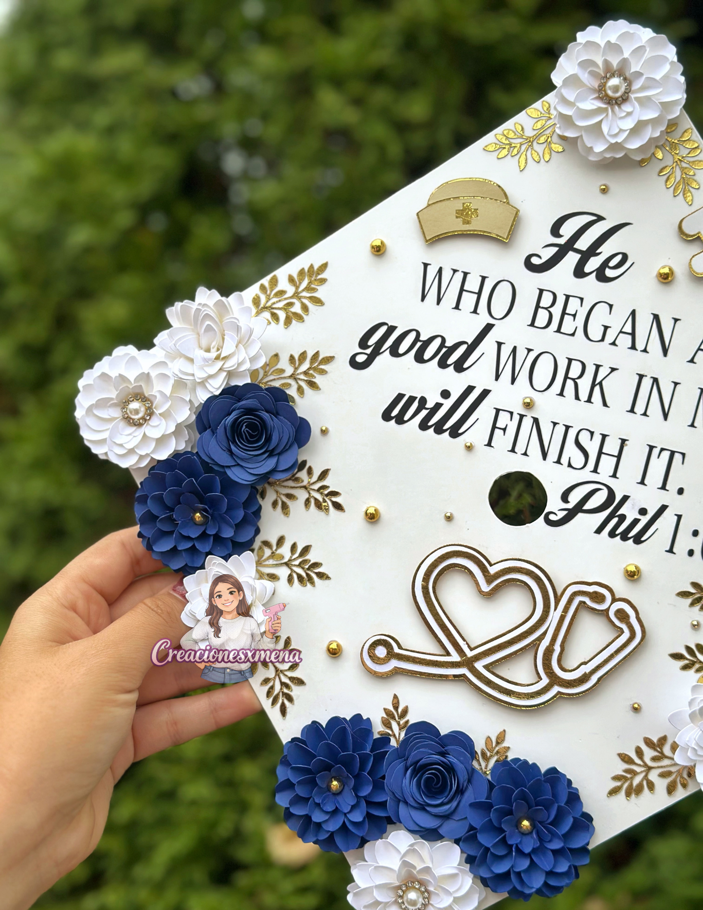 Nurse Grad Cap Topper