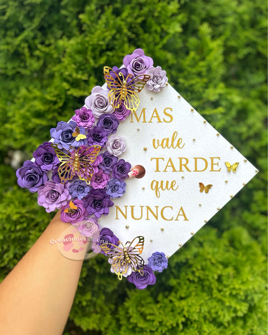 Purple Shades Grad Cap