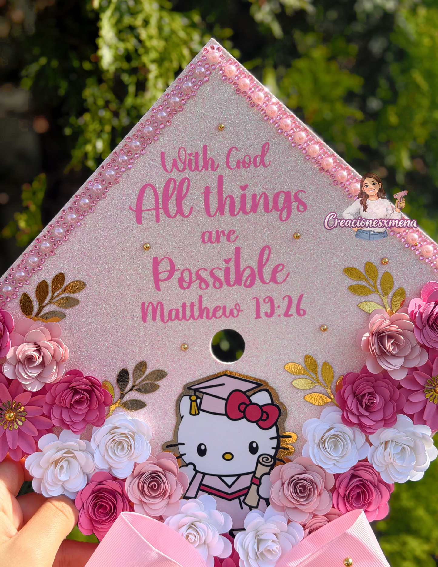 HK Grad Cap Topper