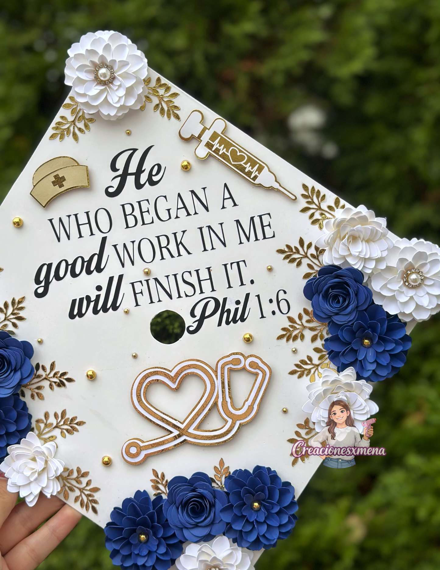 Nurse Grad Cap Topper