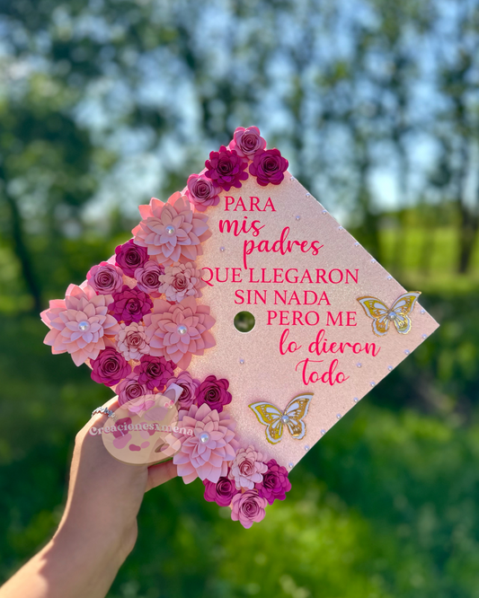 Pink Shades Grad Cap