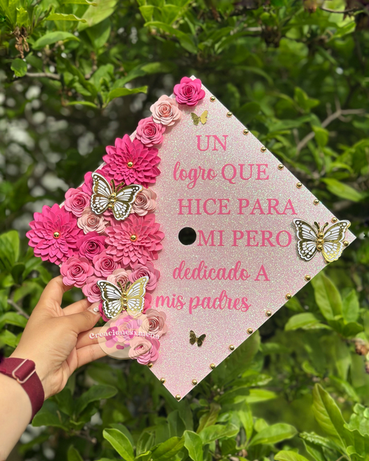 Pink Shades Grad Cap