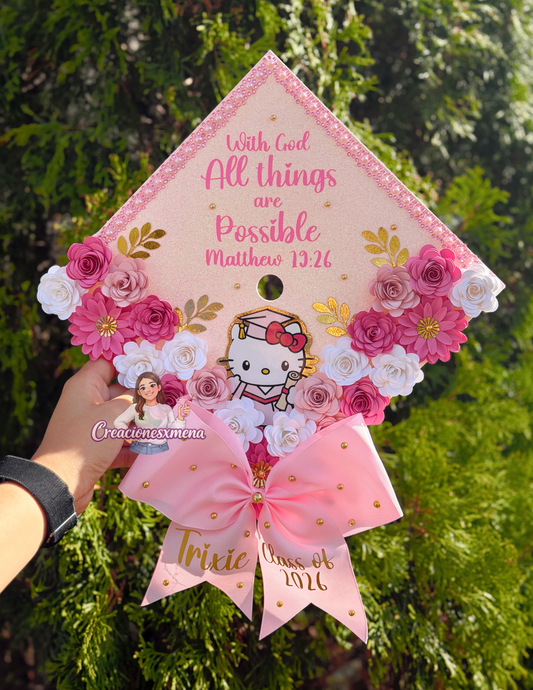 HK Grad Cap Topper
