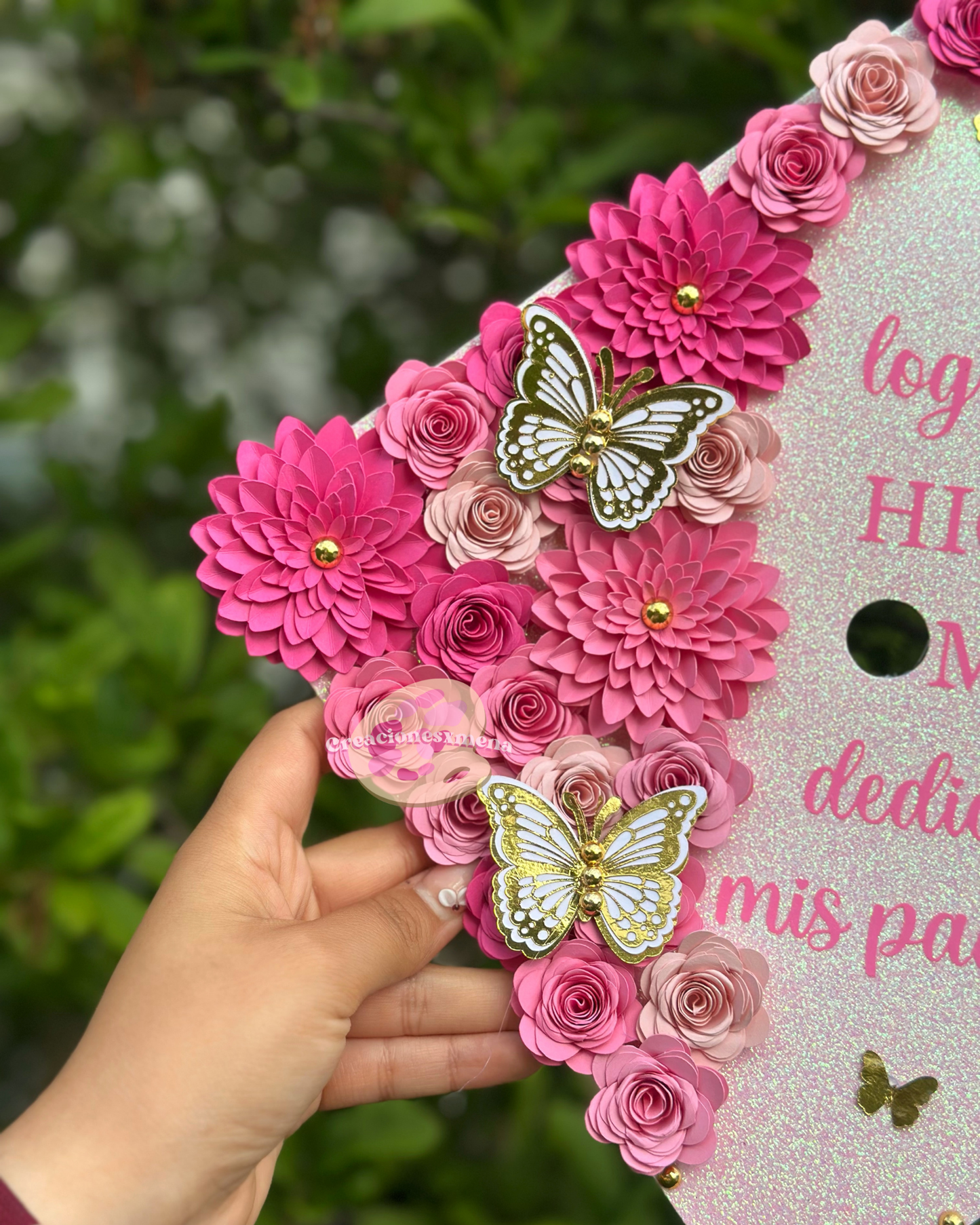 Pink Shades Grad Cap