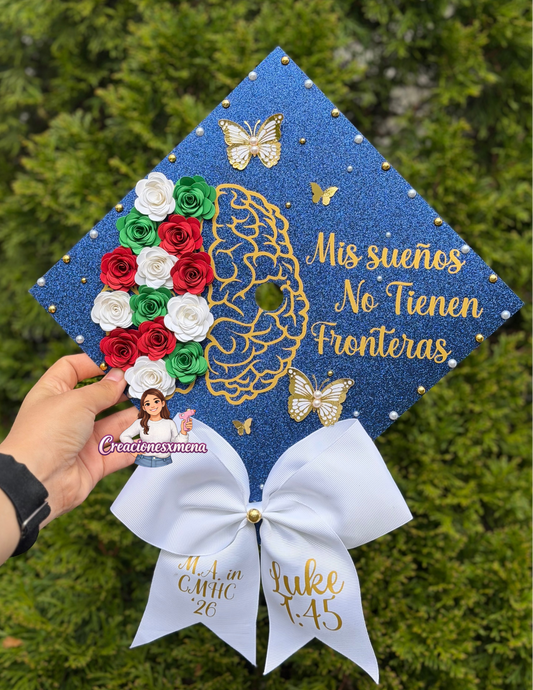 Brain Grad Cap Topper