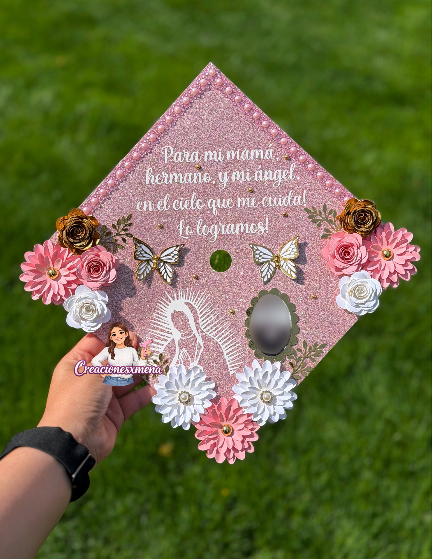 Virgin Mary Grad Cap