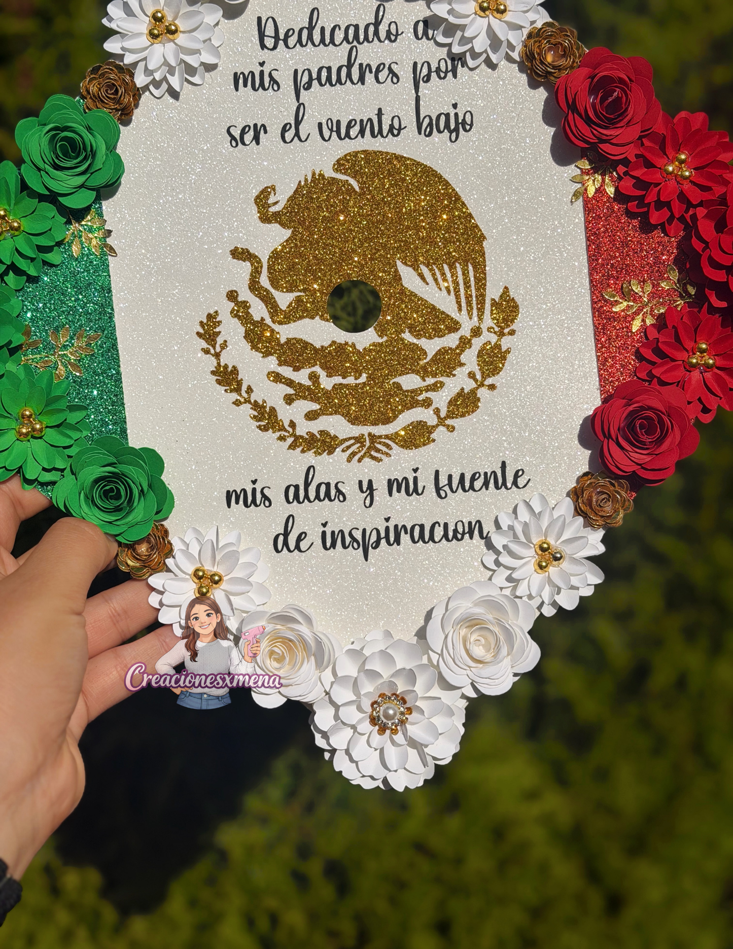 Mexico Grad Cap Topper