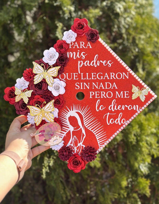 Virgin Mary Grad Cap