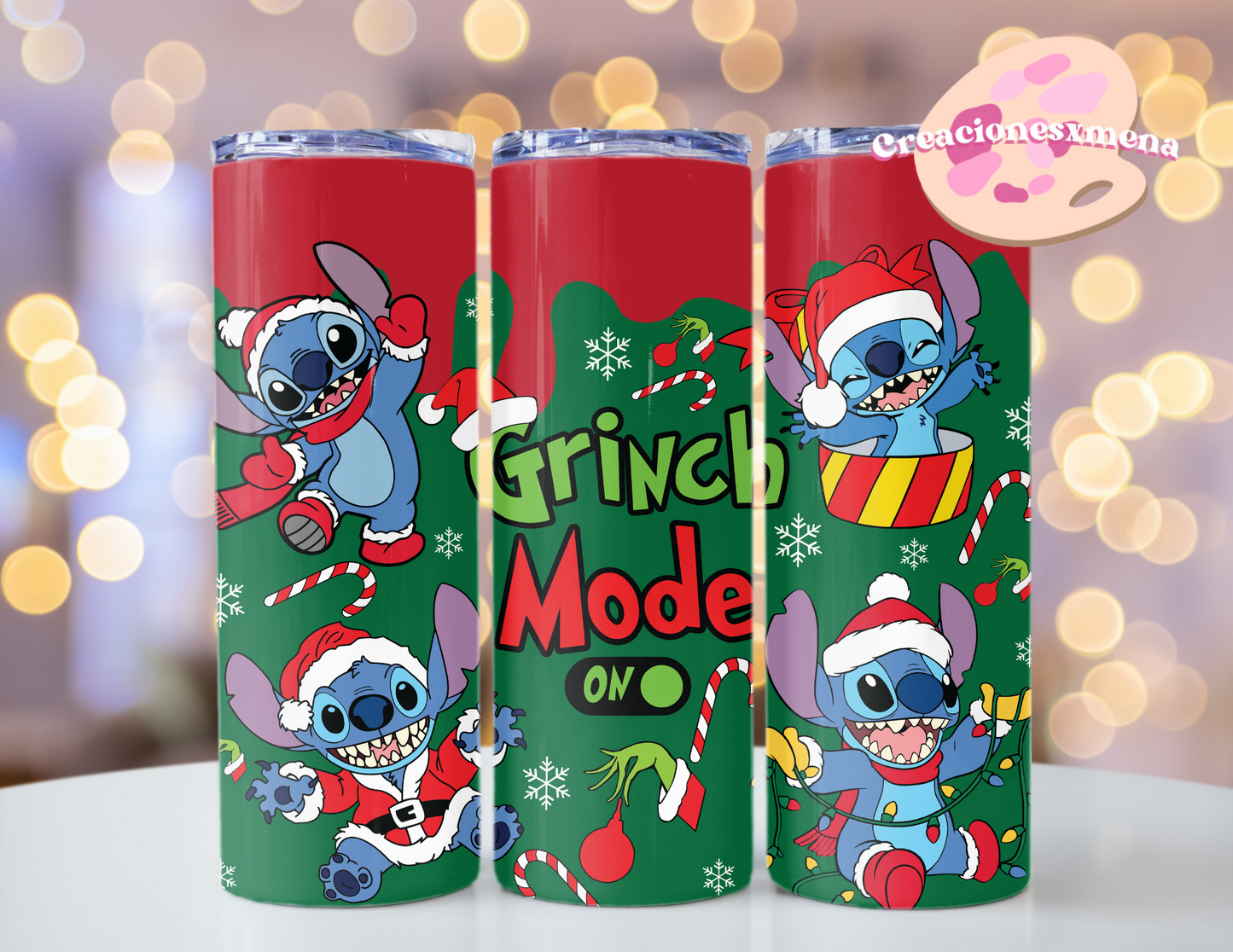 Holiday Mode Stitch Mode Tumbler