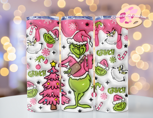 Grinch 3D Tumbler