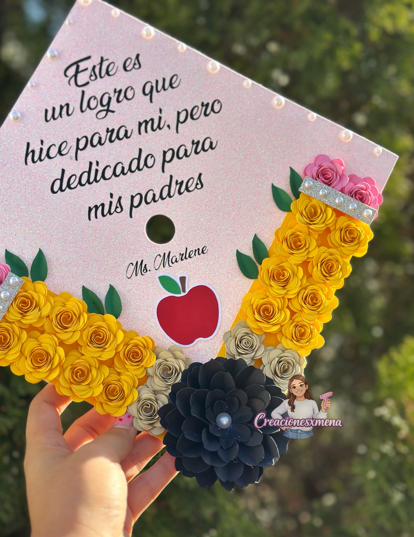 Teacher Grad Cap Topper