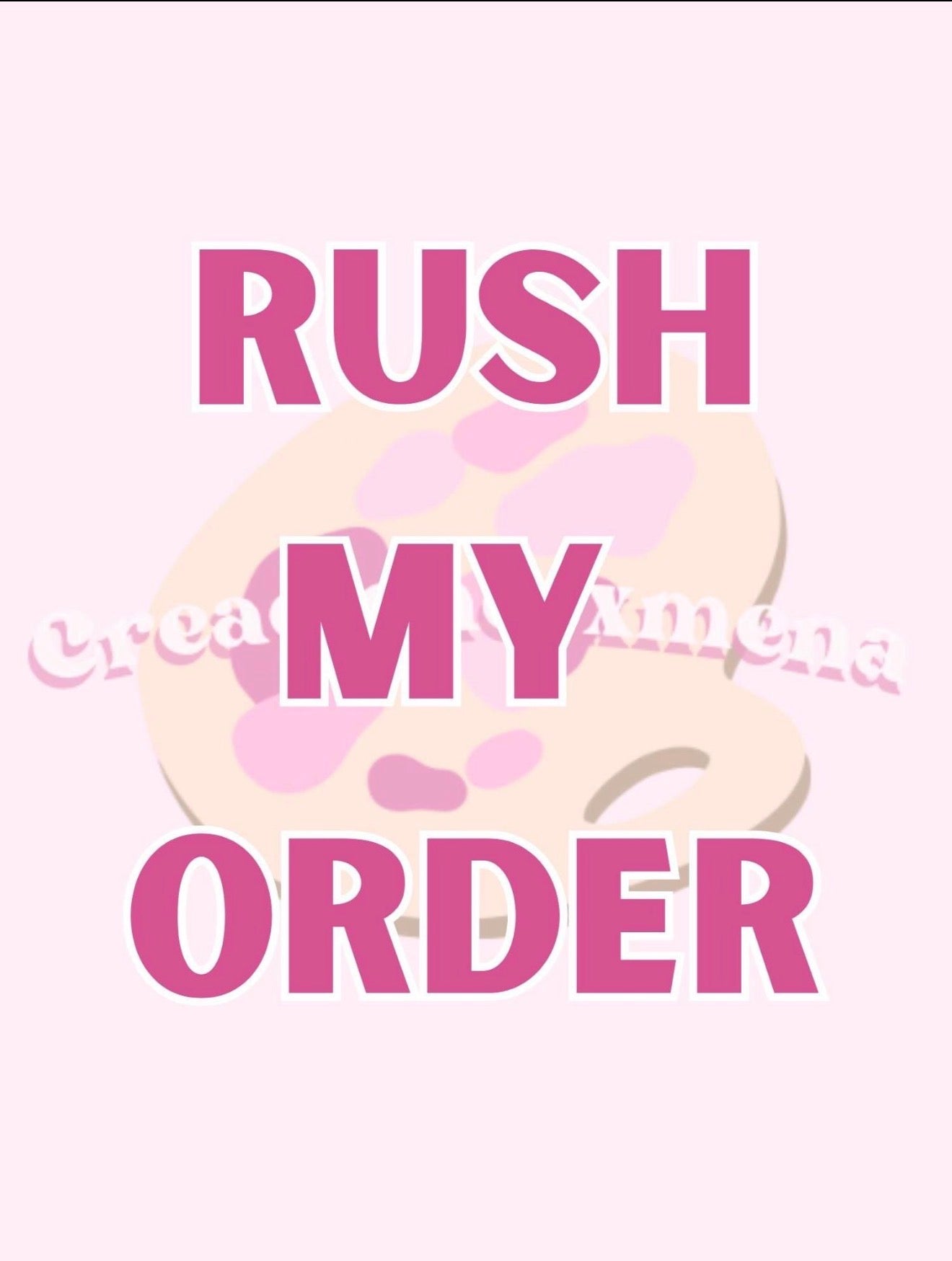 Rush Order Fee (Please Purchase Only After Confirming with Me First)