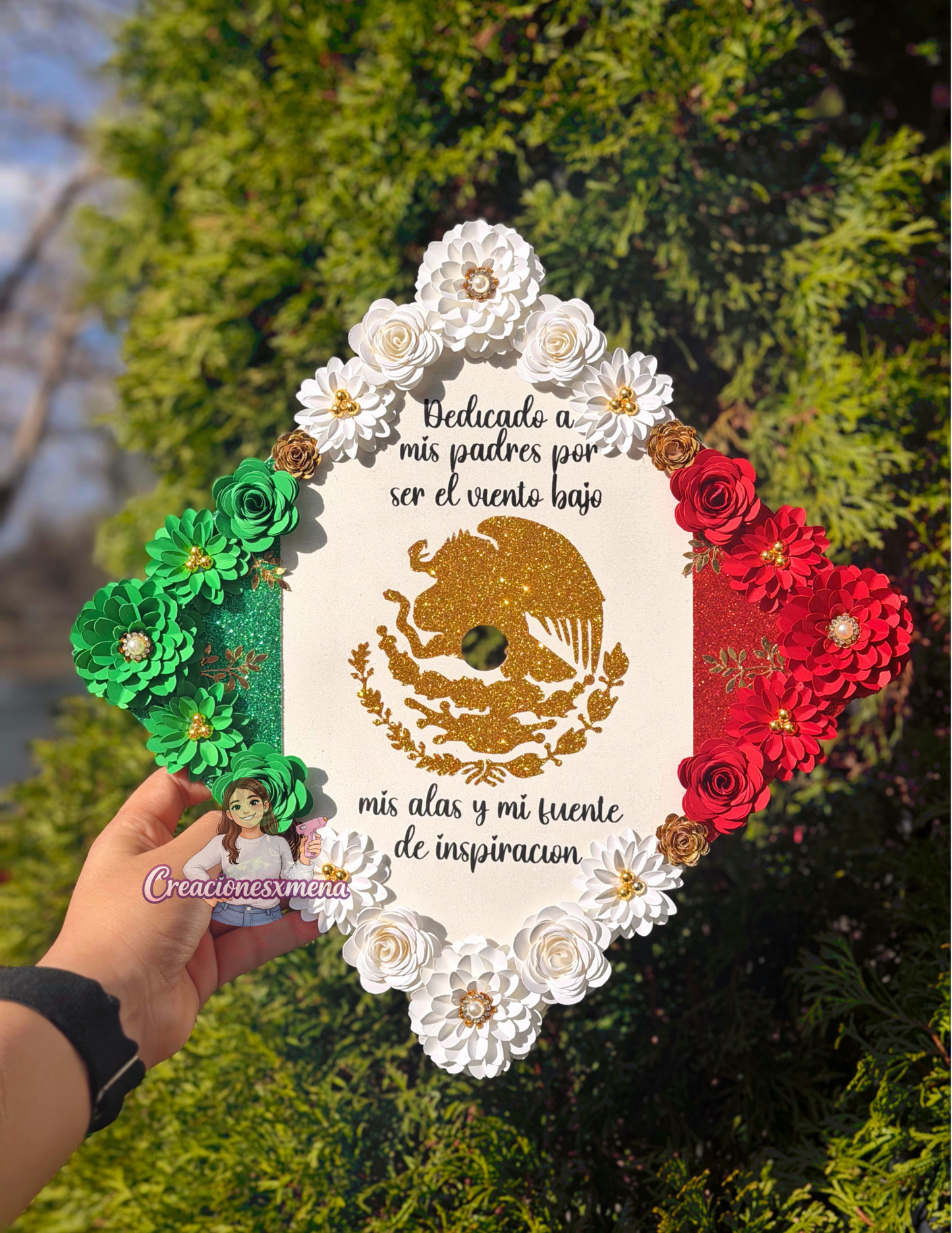 Mexico Grad Cap Topper
