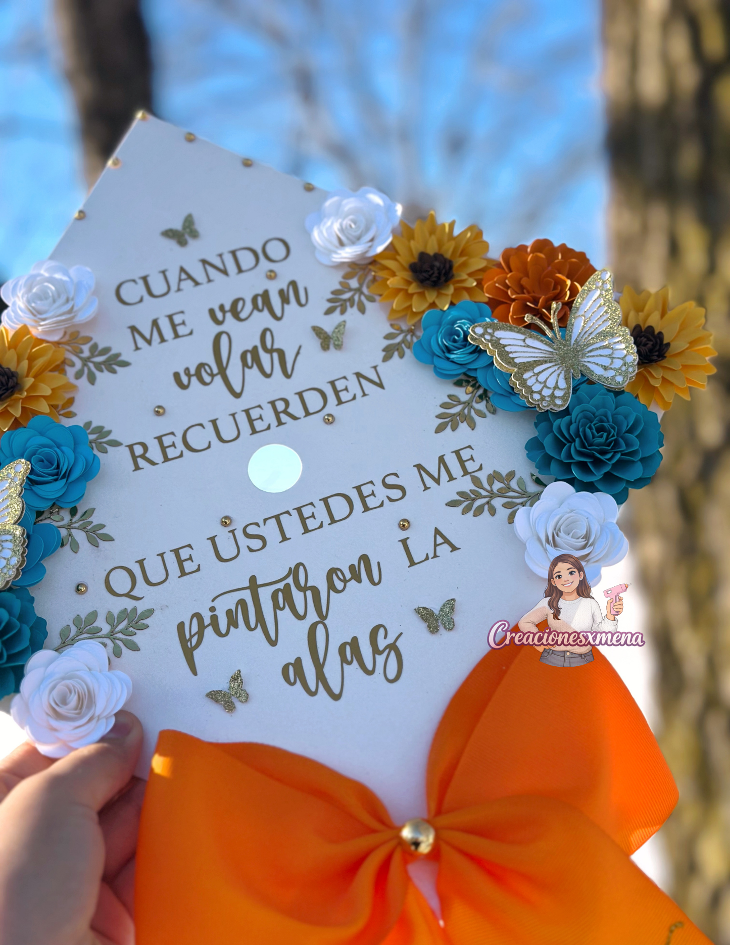 Sunflower Grad Cap Topper