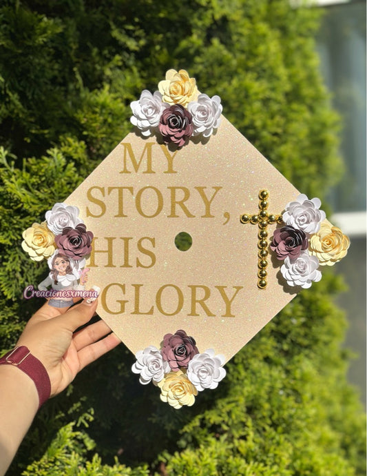 Cross Grad Cap
