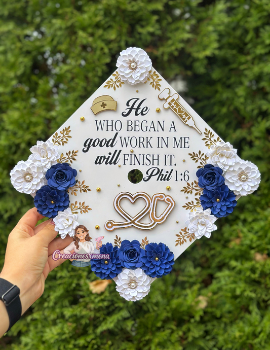 Nurse Grad Cap Topper