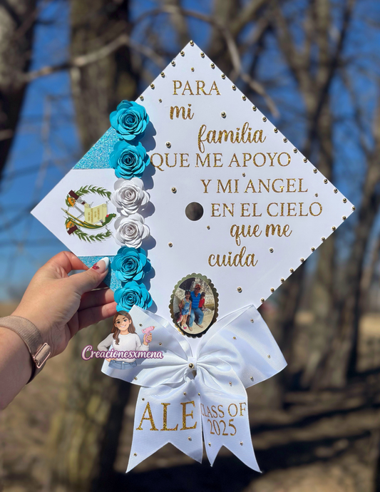 Guatemala Grad Cap Topper