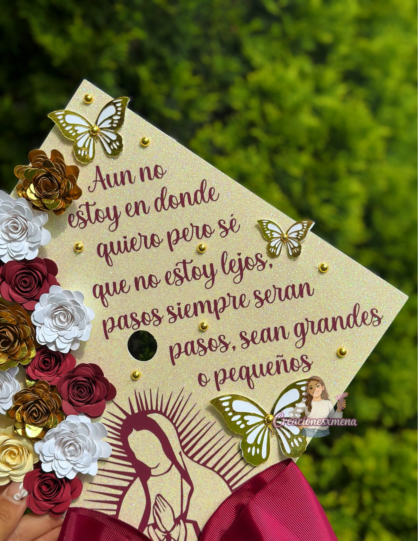 Virgin Mary Grad Cap