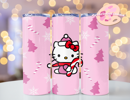 HK Pink Holiday Tumbler