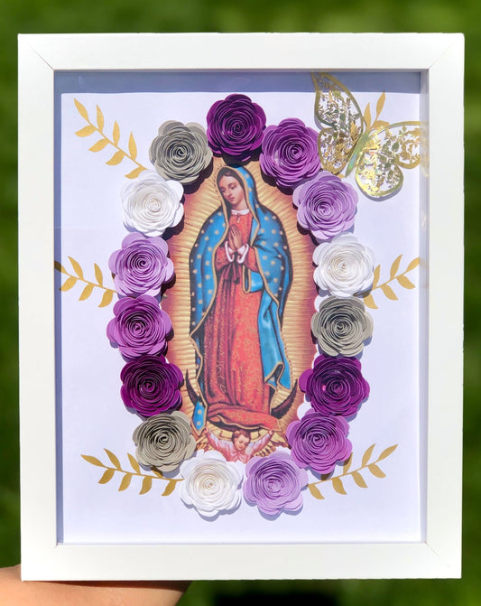 Virgen de Guadalupe Shadow Box